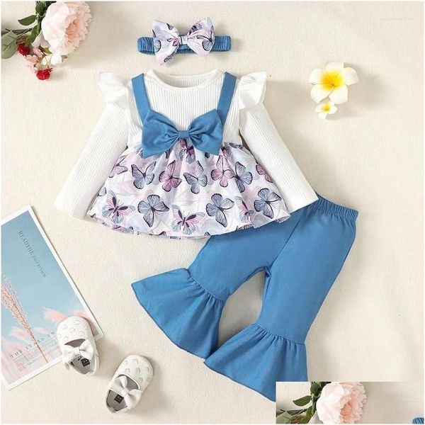 Set di abbigliamento set di vestiti per neonati set da bambina set rombinap galzana per le parentesi galline per bambini abiti di moda per neonati