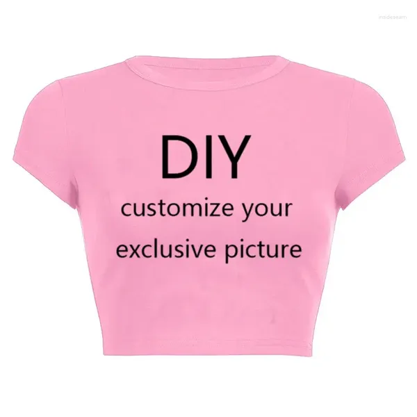 Женские рубашки с коротким рукавом O ece nieuwe uw fore ontwerp логотип/foto wit custom Diy Women Tops Tops Fashion футболка