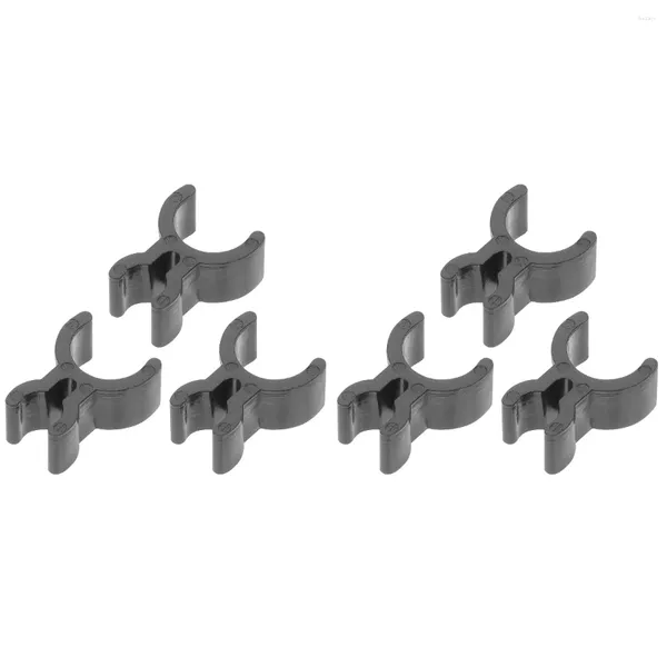 Dekorative Blumen 6 PCs Magnetischer Stifthalter Musikinstrument kleine tragbare Clips Wind Trompete Schwarz schwarz