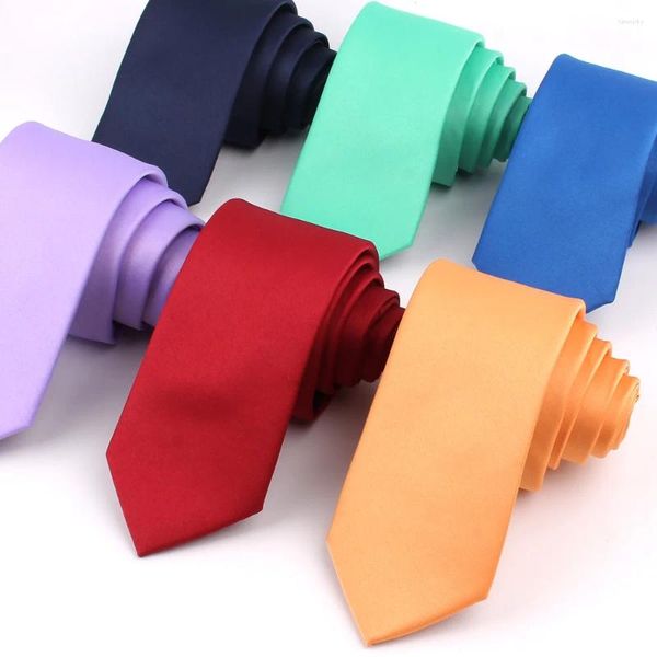 Laço amarra o pescoço sólido para homens mulheres casuais magro de gravata falha no negócio de casamentos nobre de gravata presente de gravata