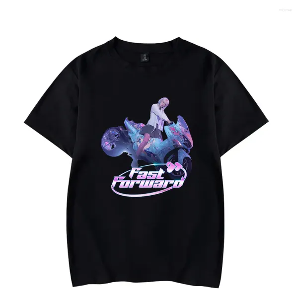 Kadın Tişörtleri 2024 Itzy Jeon Somi T-Shirt Oyun Planı Hızlı İleri Logo Merch Baskı Kadınlar Erkekler Günlük Kpop Erkek Kız Kısa Kollu Üstler