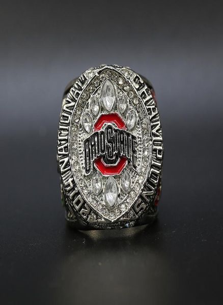 2014 Ohio State Buckeyes College Sugar Bowl Football Championship Ring Alloy Fãs de esportes Coleção de lembranças de Natal G8575330