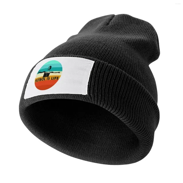 Berets Futbol ist lebensgestrickte Cap Beach Hat Cosplay -Ballhüte für Männer Frauen