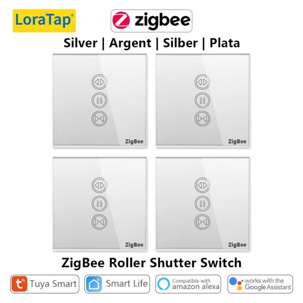 System Tuya Smart Life Zigbee 3.0 Sliver занавес слепай переключатель для ролика электромобиль электродвигатель Google Home Alexa Echo Control