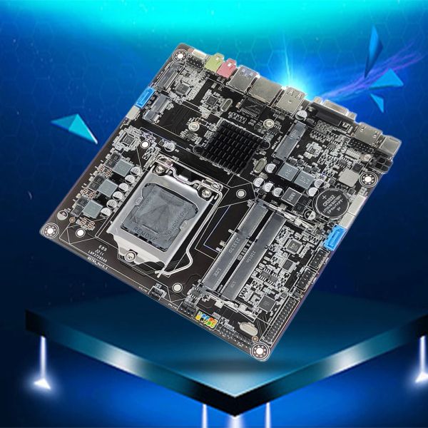 Madri LGA1150 Desktop Motherboard H81 Mini Motherboard Mother DDR3 1600 MHz 16GB USB3.0/VGA/HDMicompatible/RJ45 PC Motherboard 4/5th Gen