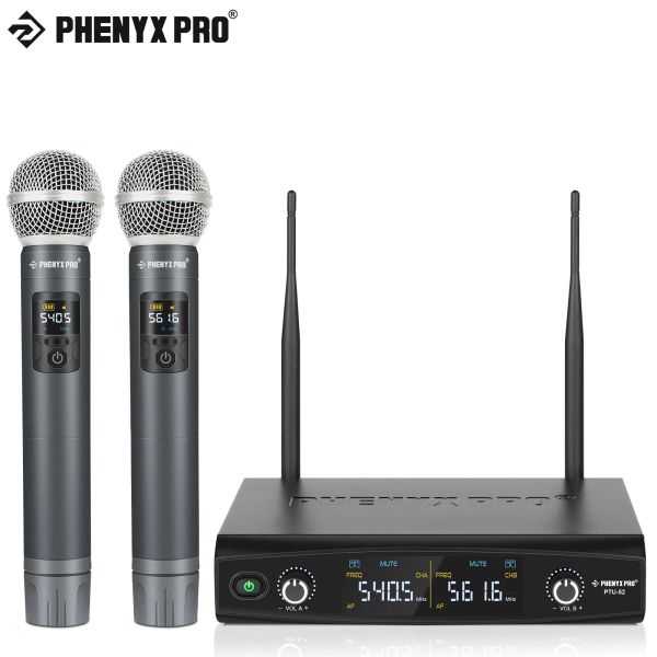 Микрофоны Fenyyx Pro UHF Профессиональный двойной беспроводной микрофон