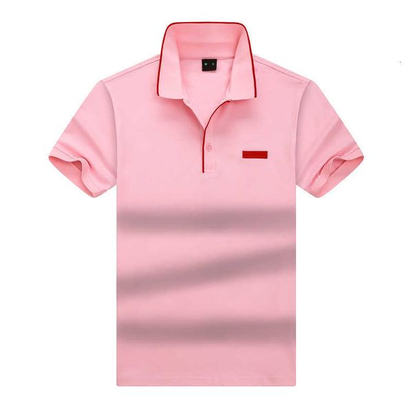 Bosss Polo Shirt Mens Polos T-Shirts Designer Casualmente T-shirt Golf T-shirt Pure Cotton Short Shirt USA High Street Fashion Brand Brand Top abbigliamento DFH1