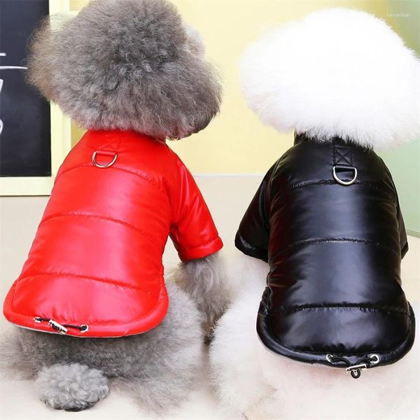 Vestuário para cães roupas quentes de inverno chihuahua jacar