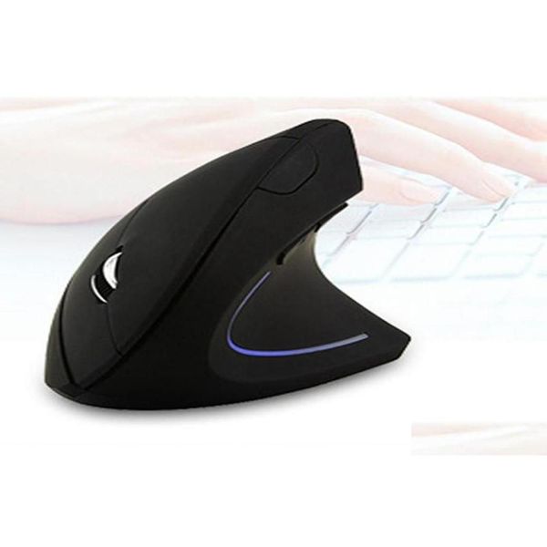 MICE GAMING GAMING RECARGELHE VERTICAL MOUSE Gamer Kit 24G Optical USB ERGONOMIC WIDENS Wireless para PC Laptop Computer6302777 Drop Delivery OT035