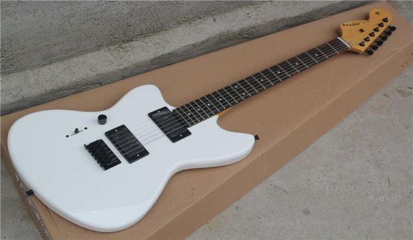 Jazz Master Jim Root Guitarra Electric Signature Style Matte Branco Branco Especial3274913