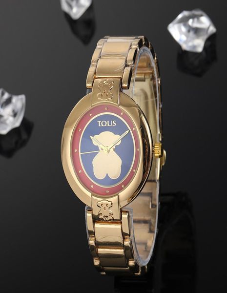 Moda markası Little Bear Watch Erkek Designer Watches Lüks Kadınlar Saatler Bilezik 38mm Bayanlar Bilek saati Orologio Di Lusso Reloj2659060