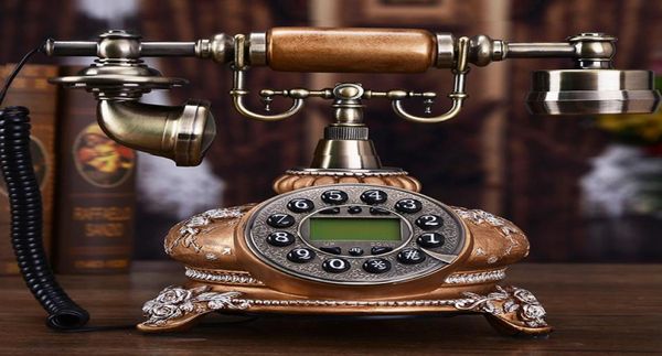 Amiral antika Avrupa Telefon Yaratıcı Moda Retro Eski Telefon Ofisi Amerikan Sabit Sabit Sabit Hattı2690716