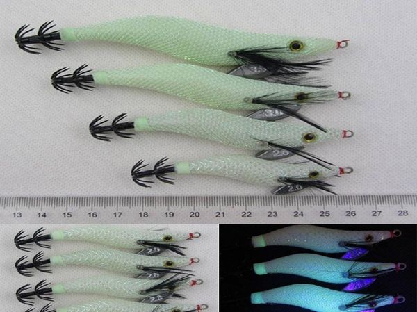 Bimoo Boyutu 2 25 3 35 Beyaz İnci Ayakkar Karşaşırı Squid Jigs Koyu Kızdırma Kalamar Jig Egi Balıkçılık Cazibesi 2010319902505