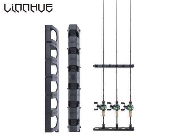 Linnhue 6rod rack rack de pesca suporte de pólo de pesca suporte de haste de suporte de suporte de suporte de suporte de suporte de mount mount fishing tackle5109184