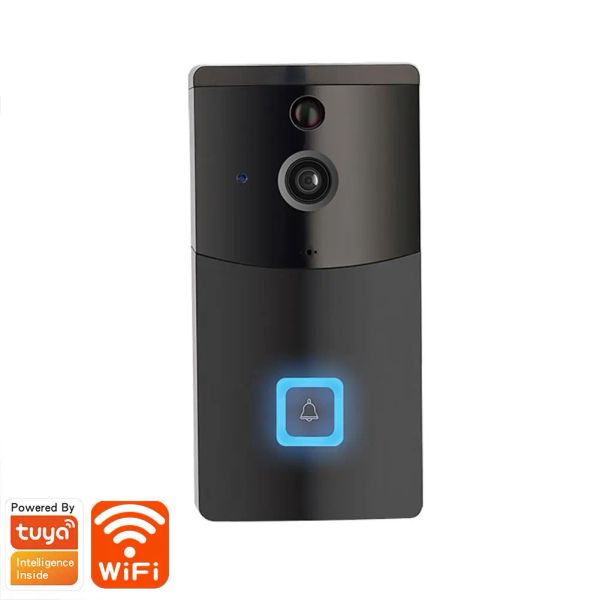 Campainhas smart home tuya app wifi videoebell showlefoffoffroof Wireless 1080p Video Intercom Camera Cloud Storage Suporte Alexa Google Hub