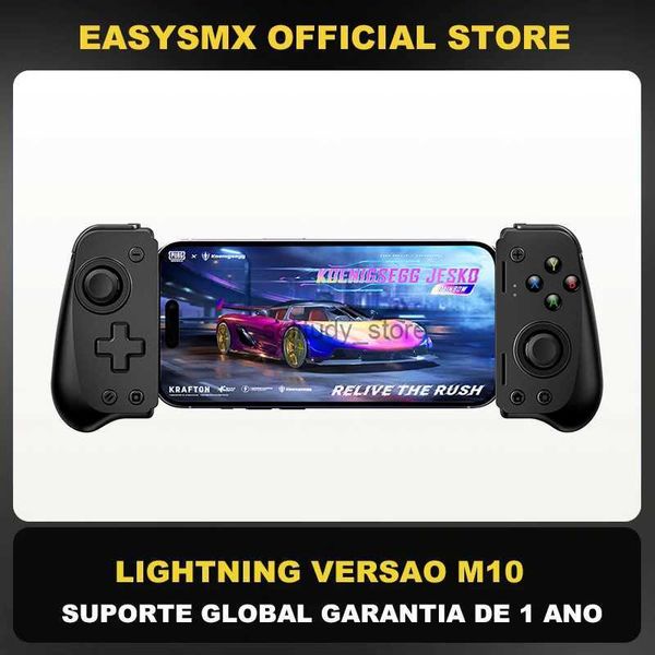 Controller di gioco Joysticks Easysmx M10 Mobile Game Board Controller è adatto per iPhone (Lightning) Arcade Cloud Gaming Xbox Game Pass Stadia Xcloud Q240407