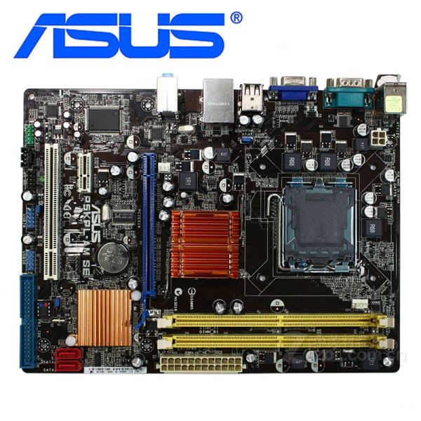 Placas -mãe asus p5kplam se placas -mãe lga 775 ddr2 4gb para Intel g31 p5kplam se mesa de mesa de mesa de mesa de sistemas sataboard ii pcie x16 usada usada usada