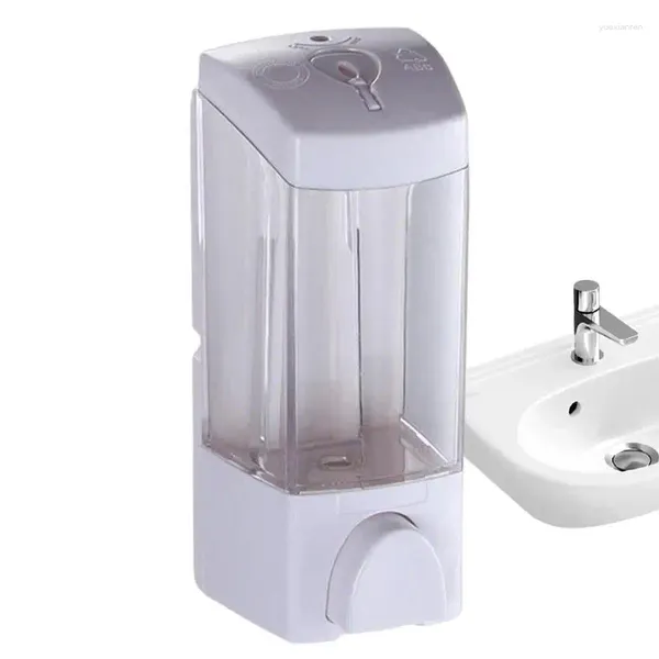 Dispensador de sabão líquido Banheiro montado na parede Manual de dispensadores de desinfetantes de 300 ml para restaurante