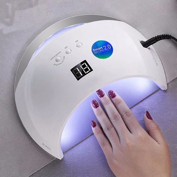 Armas luminária solar led led unha led led secador de unhas hine elétrico smart timer uv unha luz portátil manicure leve