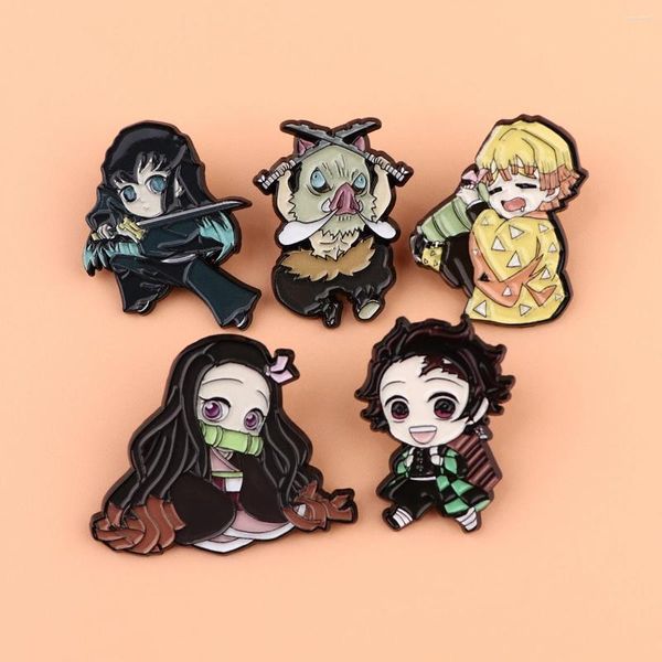 Broches pin anime esmaltamento backpack broches fofos fãs fãs de roupas masculinas Adornics acessórios de joalheria presentes