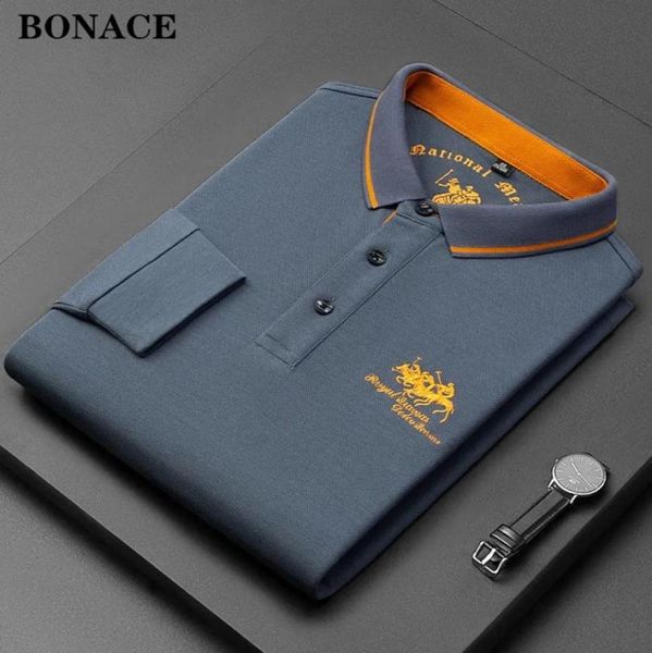 Good 100 Qualitätsbaummänner Marke Polo -Shirt Designer Golf Langarm Pferd Tee für Freizeitverkehr Homme Fashion Männlich US Top 2207124003099