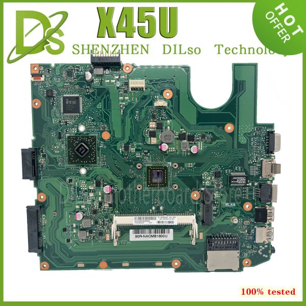 Motherboard Kefu X45U Integriertes Mainboard für ASUS K45U A45U Laptop Motherboard E21800 E450 100% Arbeit funktionieren