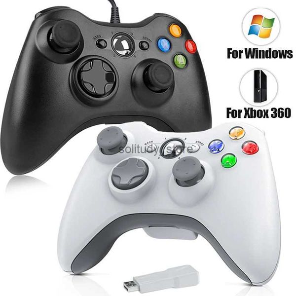 Controller di gioco Joysticks Wireless/Wired 2.4G Game Controller Game PC 6-Asse Dual Vibration Xbox360/Widow Vide Game Board Q240407