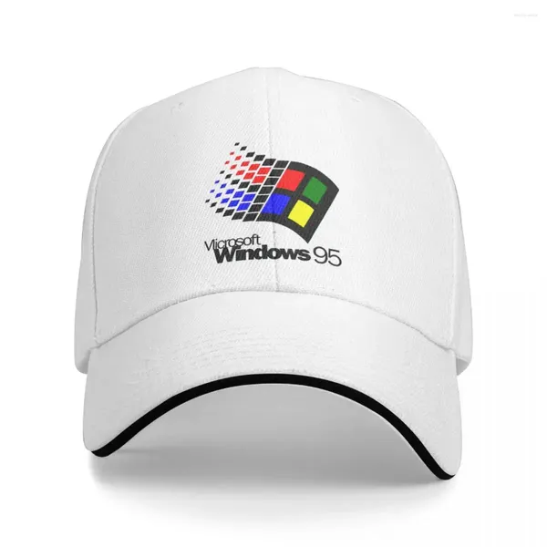 Шариковые крышки Windows 95 Компьютерная система аксессуары мужчины женщины бейсболка Регулируемая универсальная шляпа повседневное лето