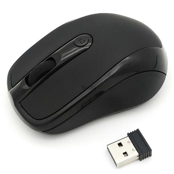 Topi USB Wireless Mouse 2000DPI Ricevitore regolabile Computer ottico 2.4GHz Laptop Ergonomic H240407 FCWF