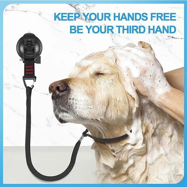 Hundekleidung 1 Set Industrial-Fegth-Saugbecher-Haken-Kit zum Baden der Haustier-Pflege-Haustiere Duschbindungsbänder Halten Sie Ihre