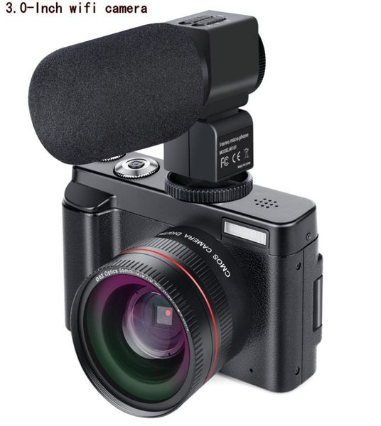 Taşınabilir Aynasız Sistem Kameraları 16x Dijital Zoom 24MP 30inch TFT Ekran Yüz Tanıma Antishake HD WiFi Kamera5483603