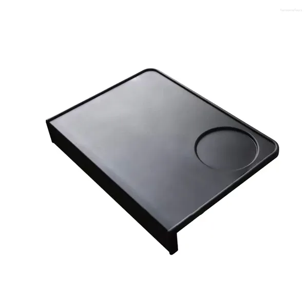 Strumenti di misurazione cuscino per caffè non slip facile da pulire per case di preparazione/ caffè silicone 1 pc 15 20,5 3 cm nero