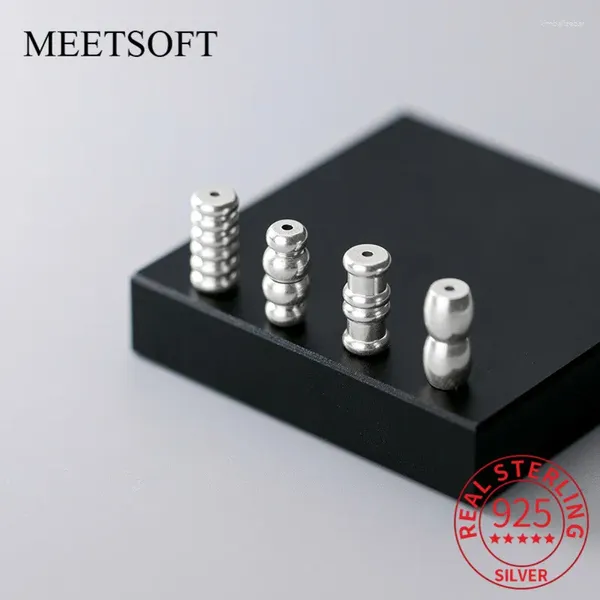 Свободные драгоценные камни Meetsoft Classic 925 Серебряный серебряный серебряный серебряный серебряный подарок ручной работы ручной работы ручной работы