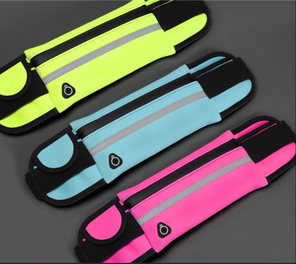 Esecuzione di attrezzature per esterni multifunzionali borse di telefonia mobile per uomini e donne Sport Sports Waterproof Invisible Ultra-tin Mini Belt.