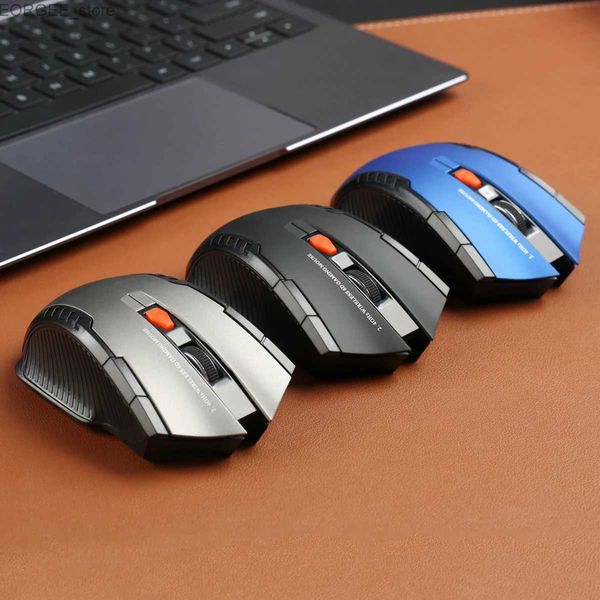 Mäuse 2,4 GHz Batterieversion Wireless Maus mit USB -Empfänger 1600DPI 6 Tasten Maus für PC Laptop Gamer CSGO PUBG LOL Y240407