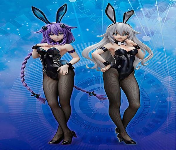 Figure sexy anime Hyperdimension Neptunia ing Purple Heart Bunny Ver PVC Action Figure Modello da collezione Toys Q07229198080