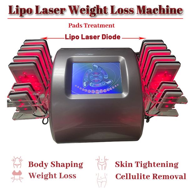 PADS PASSO LASER LASER SLINIZIONE SLINIZIONE LIPOLISISI TERAPIA LIGUATA TERAPIO NON INVASIVO LASSO DI PESO DI PESO SNOCCHI