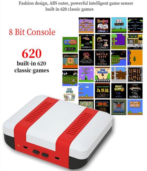 Nostalgic Host Mini TV kann 620 Game Console Video Handheld 2 in 1 Double Gaming -Spielern für NES Games Consoles4122990 speichern