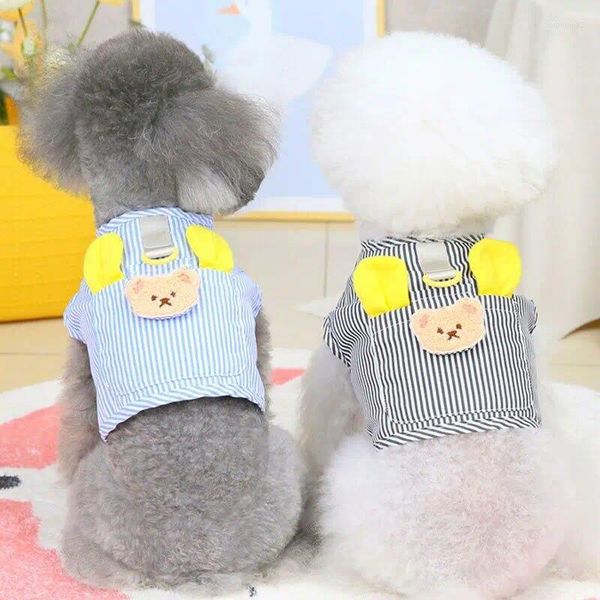 Vestuário para cães sem arnês design design animal tiras pretas colar