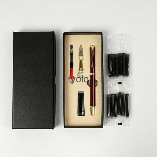 OUTRAS PENS PABOLO DE ESTILO DE PENA PORTÁVEL DE SEGUNDA CLASSE COM pequeno script regular e cabelos de lobo para copiar escrituras capazes de adicionar tinta Criando um Beauti H240407