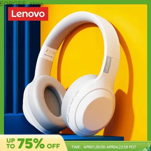 Handy -Ohrhörer Lenovo ThinkPlus Th10 TWS Stereo -Kopfhörer Bluetooth -Ohrhörer Musik Headset mit Mikrofon für mobile iPhone Sumsamg Android iOS Y240407