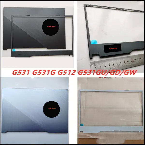 FRAMENTOS NOVO LAPTOP LCD LCD TAPA DE TOLA DE TOLA TOPCASE TOPCECHEN BEZEL CASO DE COMPRIDADE DE COMPRIDADE DE COMPRIDADE PARA ASUS ROG STRIX G531 G531G G512 G531GUE/GD/GW