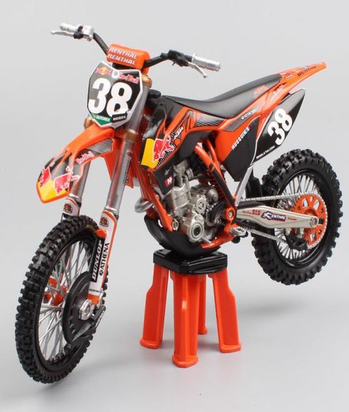 Automaxx 112 Skala 250 SXF 38 Marvin Musquin 450 SXF 350 EXC Motorrad Dirt Diecast Modell Motocross Racing Bike Offroad Toy8821575