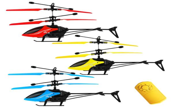 Çocuk Oyuncakları Özgünlük Yüksek Kaliteli Helikopter Mini RC Kızılötesi İndüksiyon Uçak yanıp sönen hafif drone oyuncakları Christ6200057