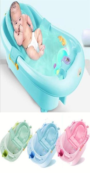 Supporto per la sicurezza della vasca da bagno per baby da bagno per la doccia per bambini per la rete di imbracatura della creazione di sicurezza regolabile neonati per il bagno infantile242c3447847