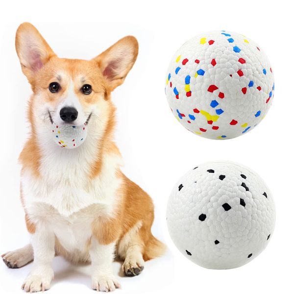 Köpek topları evcil tenis top oyuncakları agresif çiğneme için etpu dayanıklı diş çıkarma çiğneme oyuncakları su oyuncak getirme topları büyük orta orta küçük köpek ve yavrular için