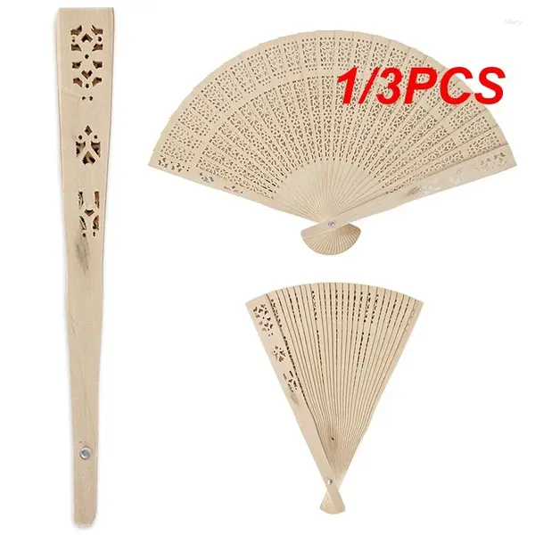 Party bevorzugt 1/3pcs Personalisierte gravierte Holzklapphandlüfter Holzfalte Fans Babyparty Geschenk Hochzeitsdekor Gefallen