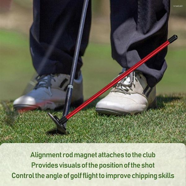 Cinture di allineamento golf magnetico Aiuti a visualizzare e allineare l'aiuto per l'allenamento in lega di alluminio S in lega