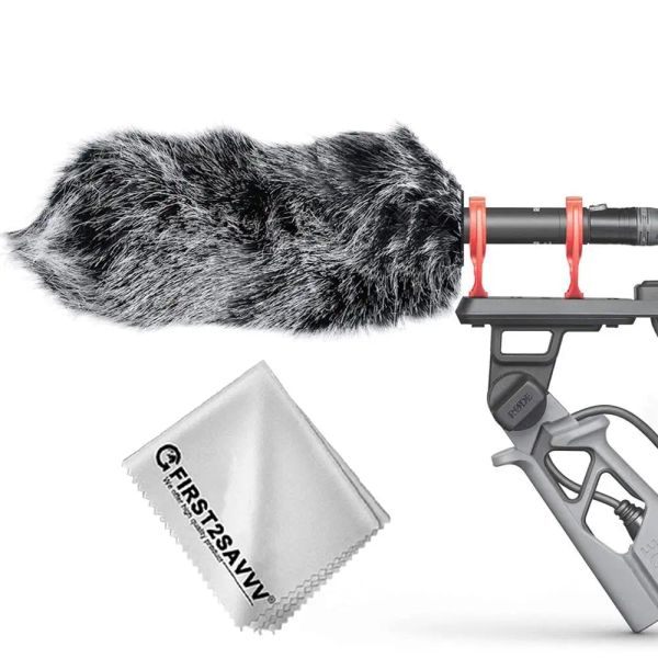Accessori microfono peloso parabrezza per muffin micuff del vento per pelliccia per pelliccia per microfono esterno per cavalcare NTG5