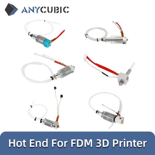 Fälle AnyCubic Print Head Hot End für Mega S, Mega X, Mega Zero 2.0, Chiron, 4max Pro 2.0, Vyper FDM 3D -Druckerteilezubehör